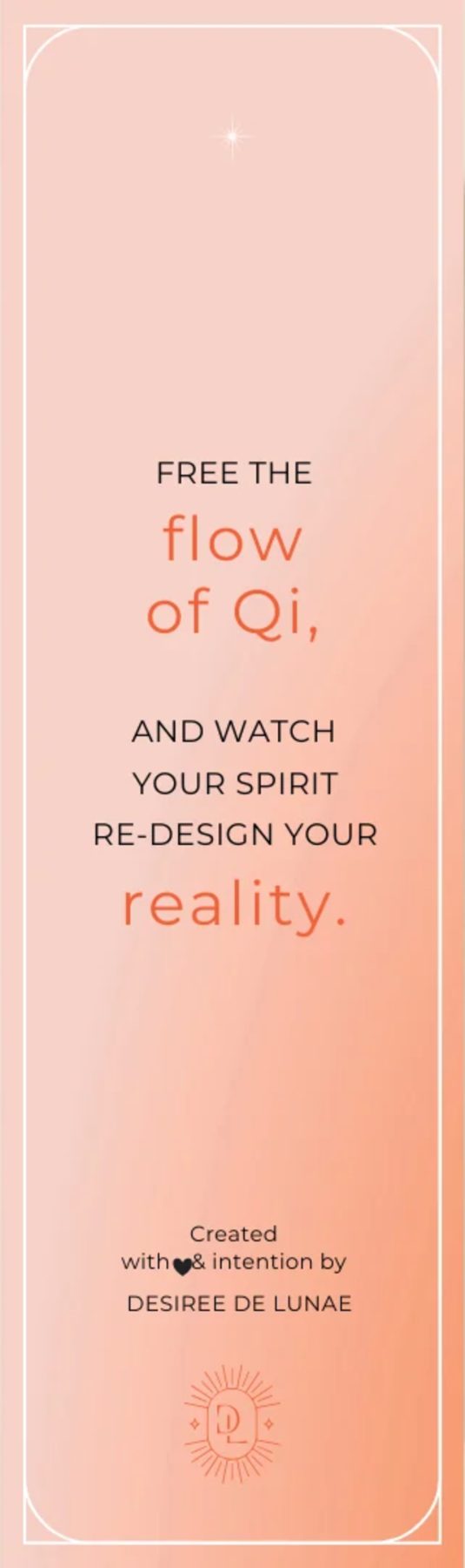 The Flow Bookmark, affirmation side