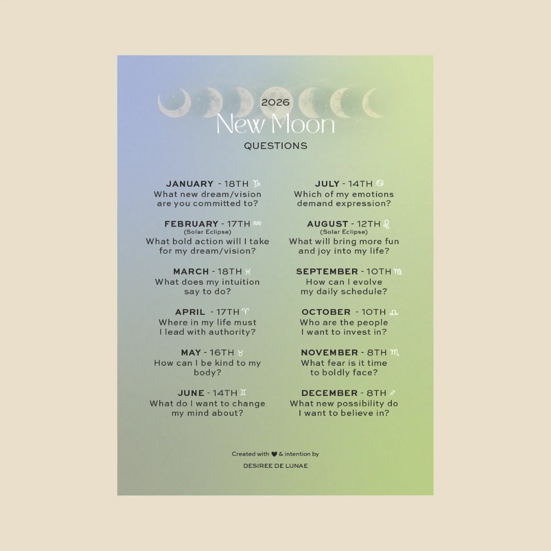 The 2026 Lunar Calendar, both sides