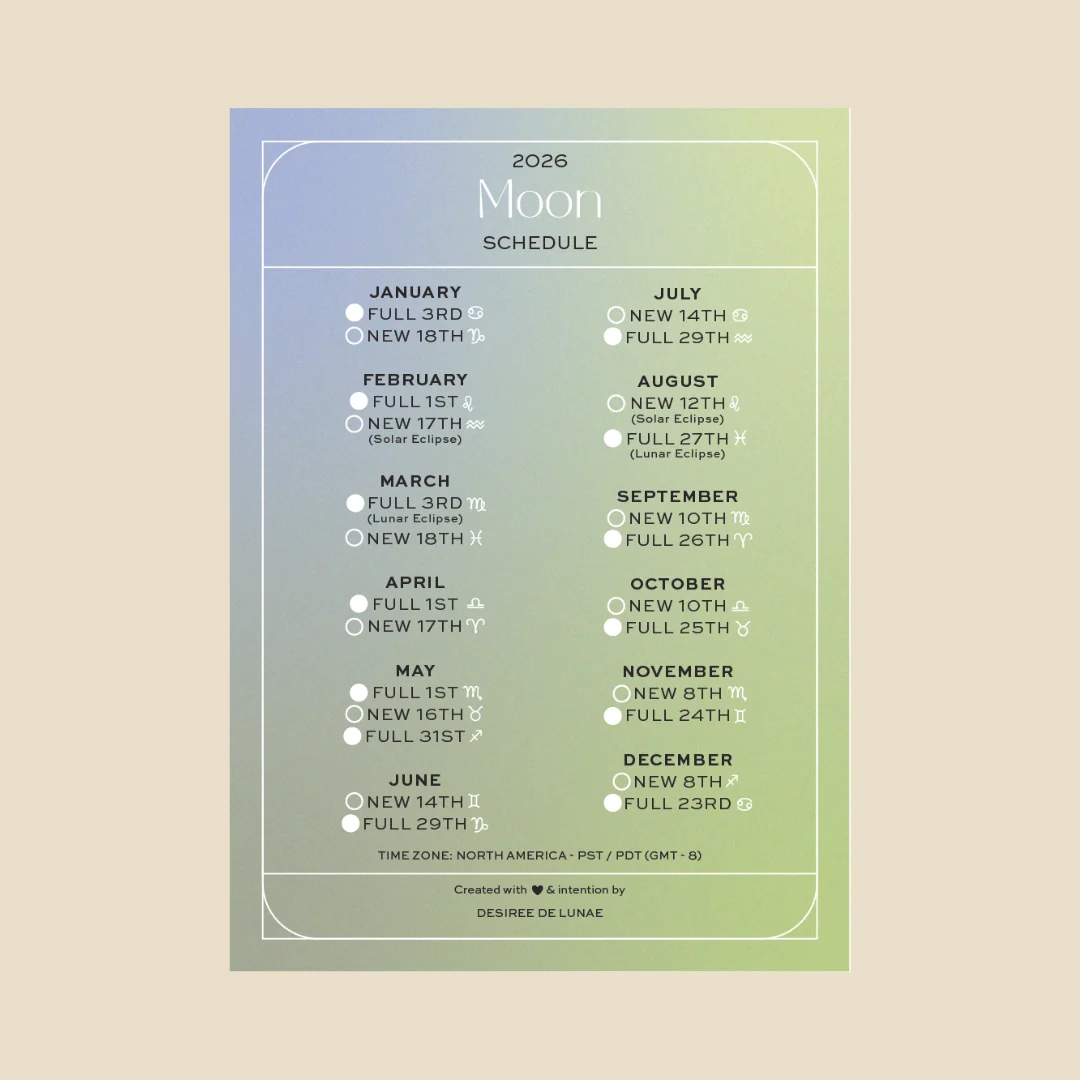 Moon Schedule